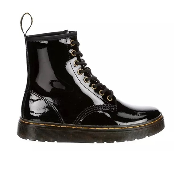 DR.MARTENS WOMENS ZAVALA COMBAT BOOT size 7 - Picture 1 of 10